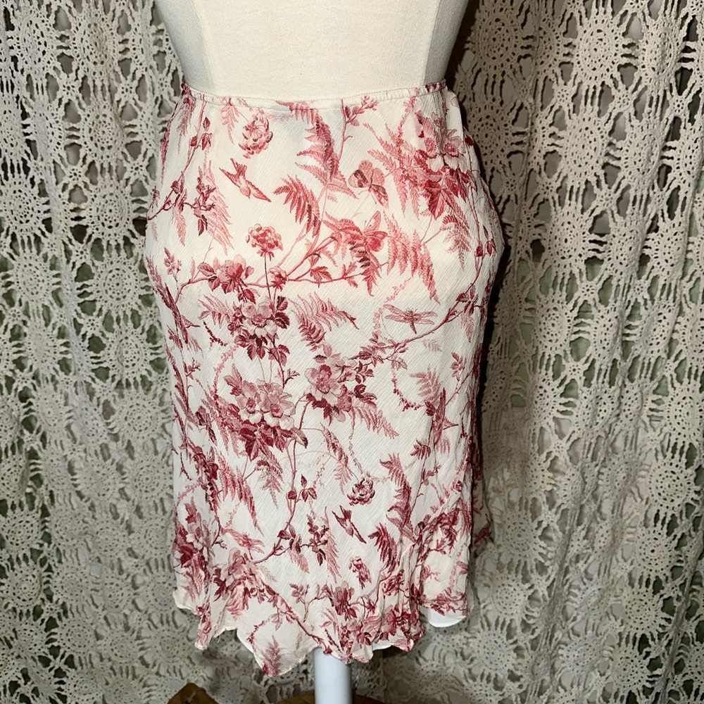 Express Y2K Flutter Midi Skirt XS - Picture 2 of 4